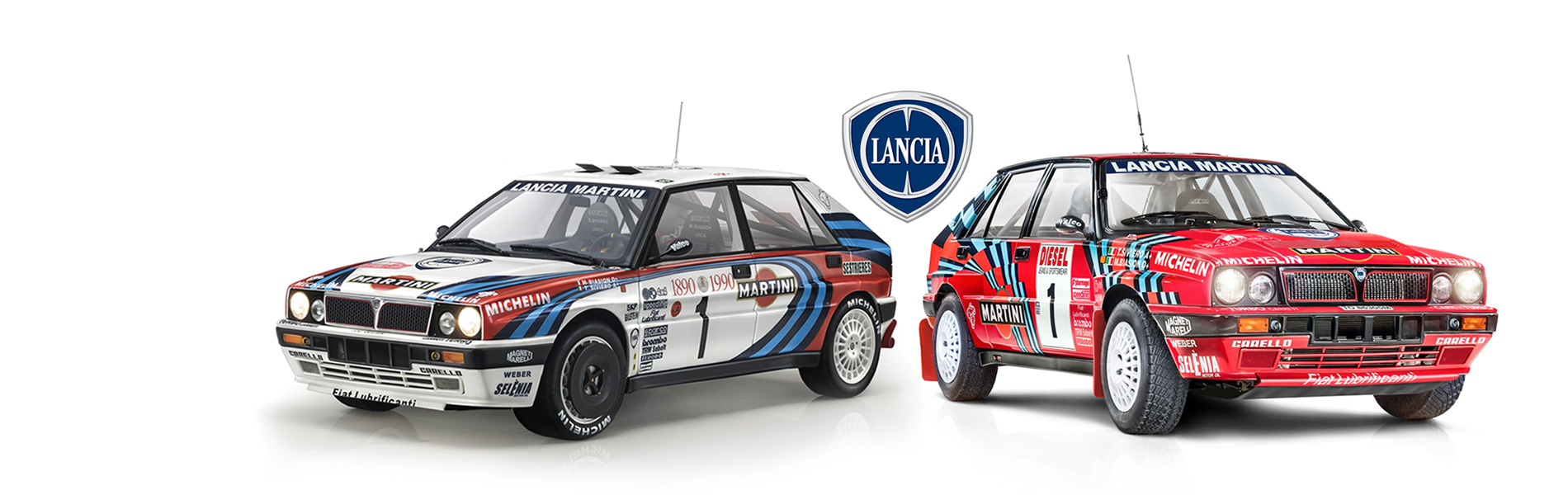 Lancia Delta HF 
Integrale 16v 
e Sanremo 1989