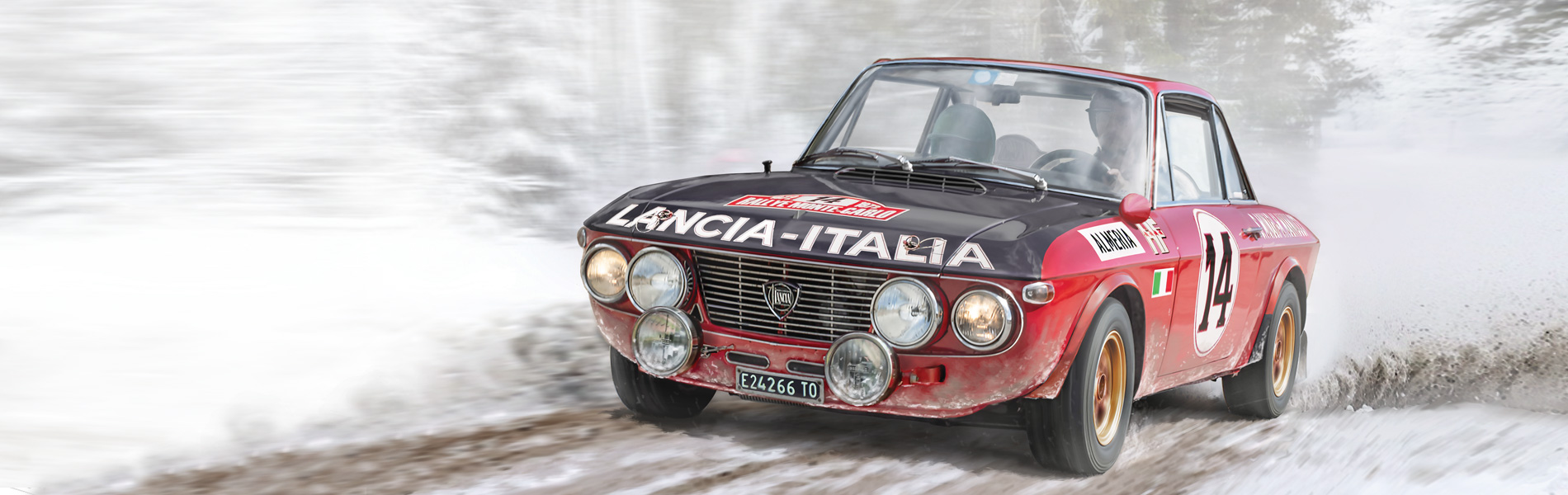 Lancia Fulvia HF 
Rally Monte Carlo 1972