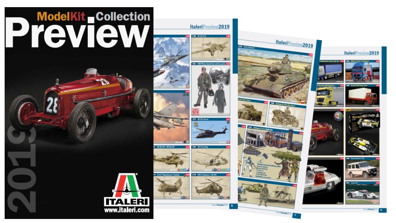 Catalogo ITALERI 2019-2020 MODEL KIT Collection 104 pagine General Catalogue NUOVO 