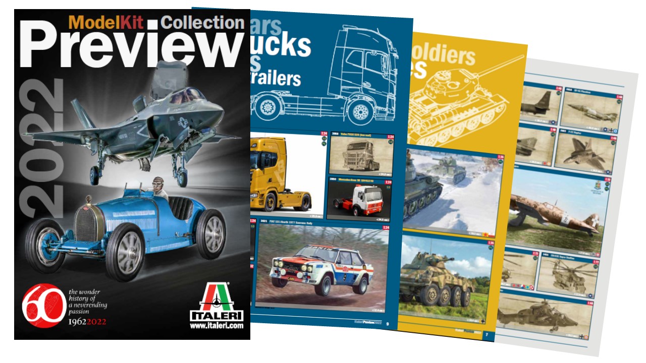 Catalogue Italeri Preview 2018 Model Set Collection 16 Pages Catalogue New 