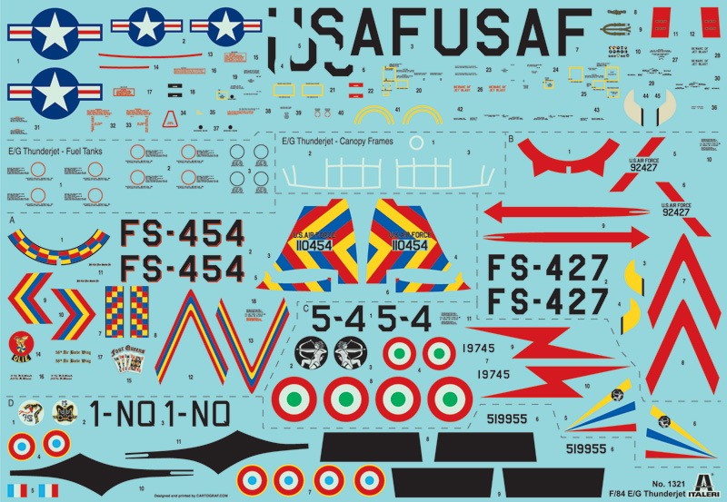 F-84G Armée De L'Air Thunderjets Shelf Oddity -3144021