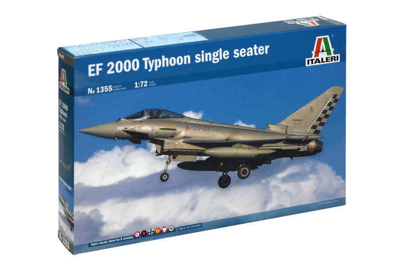 EF-2000 Typhoon 50000 Fh Fighter 1:100 Model 48216 ITALERI 