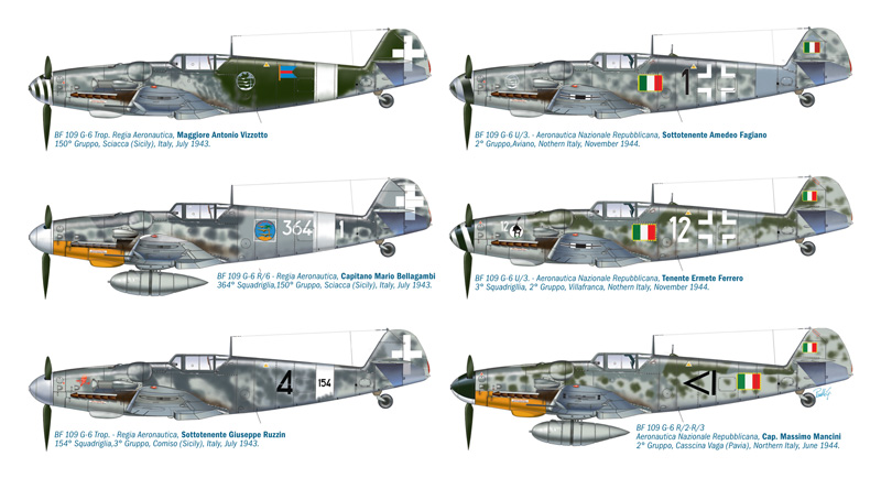 Italeri Bf 109 G 6 Italian Aces