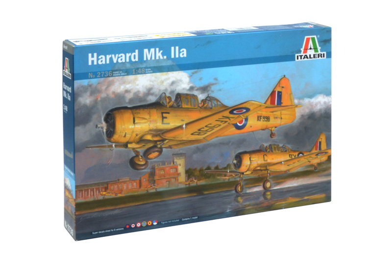 Italeri 2736 1/48 Scale Military Model Trainer Aircraft Kit Harvard Mk.IIa