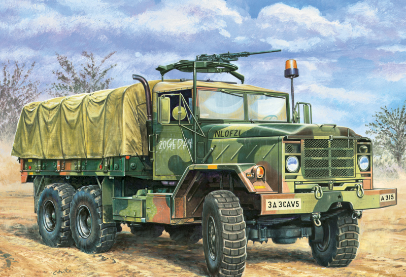 M923 A1 BIG FOOT veicolo militare 279_illustrazioneLR