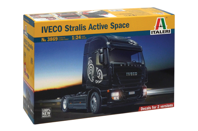 Italeri 3869-1/24 Iveco Stralis Active Space Neuf 