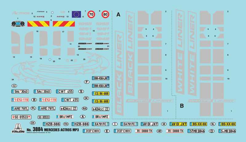 ITALERI - Mercedes - Benz Actros MP3