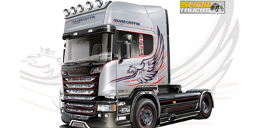 Maquette camion : Scania R Black Amber - 1:24 - Italeri 03897