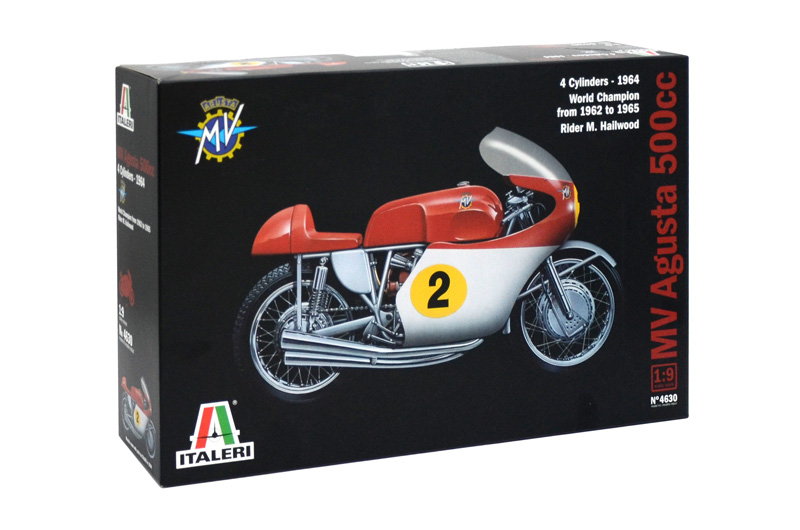 1/22 Italeri MV AGUSTA 4cil 500cc World Champion Rider M.Hailwood Diecast Model 