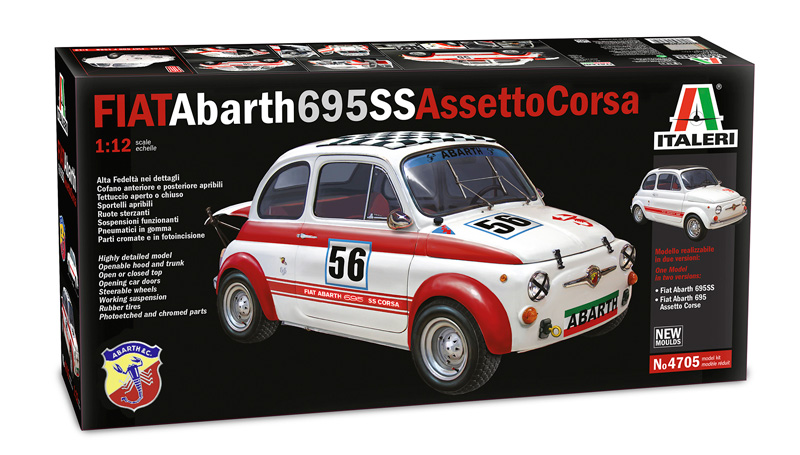 ITALERI - FIAT Abarth 695SS/Assetto Corsa