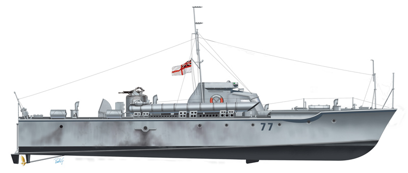 Italeri 5610 1:35 Torpedoboot Vosper 72’6” MTB 77  NEU OVP 