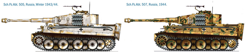 Italeri 1/35 Pz Kpfw VI Tiger I Ausf E Mid Production Tank Model Kit 6507 