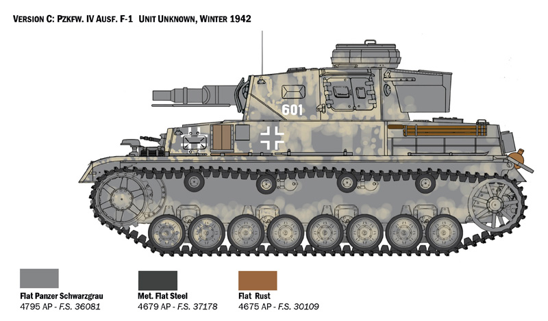 Italeri 6548 Pz.Kpfw.IV Ausf.F1/F2/G 1:35 