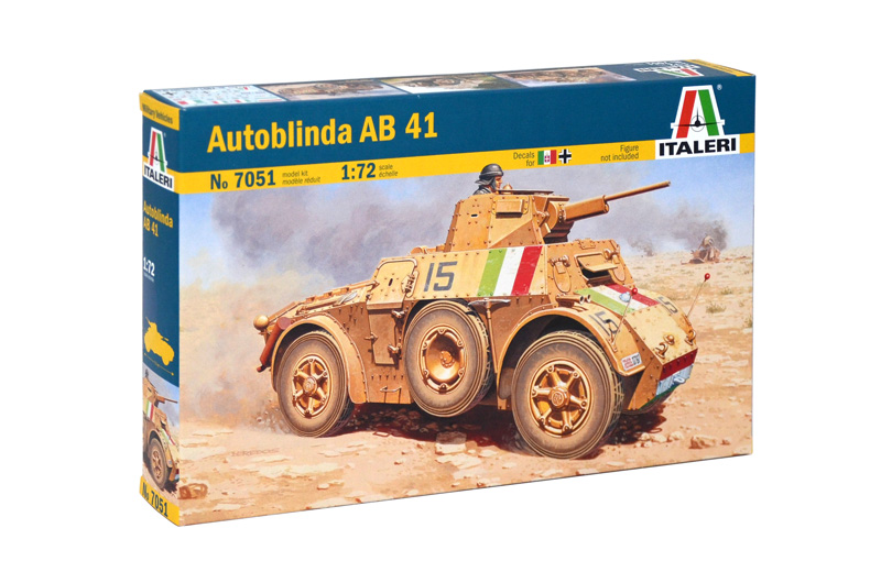 Atlas Metall Neu 1/43 Fertigmodell Autoblinda AB-41 