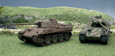 E WWII Kpfw x2 chars Panzer Pz VI Tiger I Ausf ITALERI 7505-1/72 
