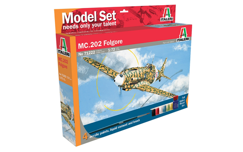 High quality 1:33 Scale Italy MC.202 fighter Military aircraft Paper Model Kit 