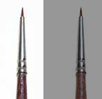 Italeri Italeri 52281 0/10 Synthetic round brush with brown tip SINGLE PACK 