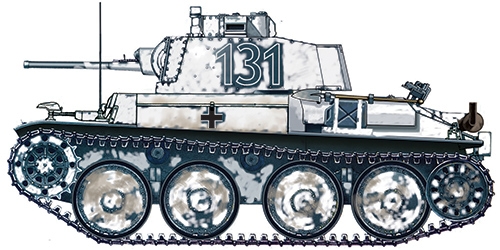 Italeri 6489 1 35 PzKpfw 38 t Ausf F Tank for sale online 