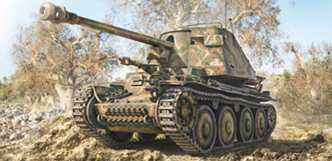 2 Pieces German Battle Tank 1:32 Scale World War II Military Vechile 