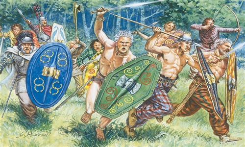 Celtic warrior gallic/gaulish Art Print