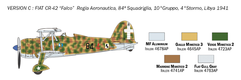 Wings of Glory wsgs 110 A Fiat CR.42 Falco Gorrini 