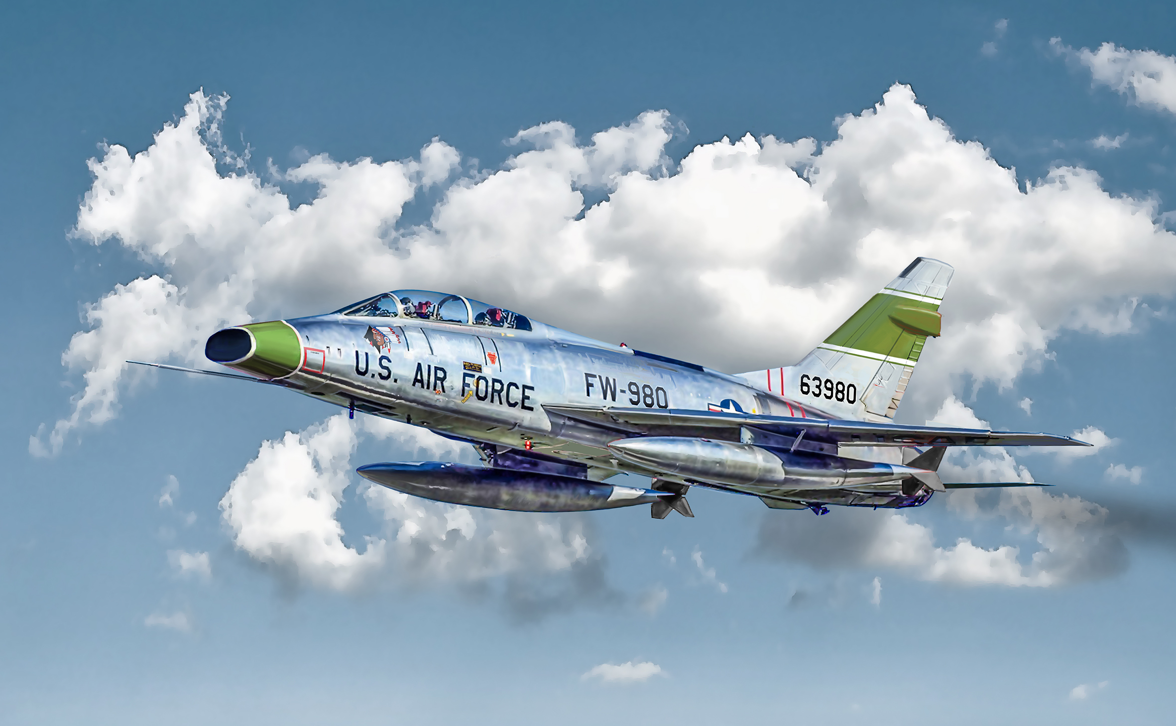 ITALERI - F-100F SUPER SABRE
