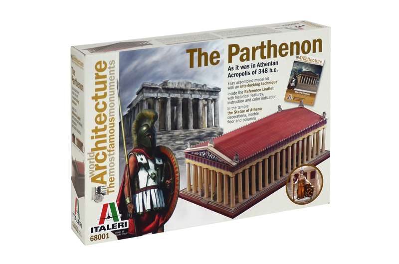The Parthenon World Architecture Model Kit Italeri 68001 