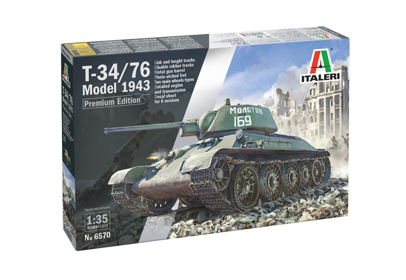 ITALERI - T-34/76 Model 1943 Early Version Premium Edition