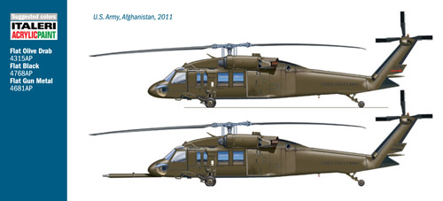 1/35 UH-60 Black Hawk Wheels w/Weighted Tyres for HH-60/MH-60/UH-60/S-70A kits 