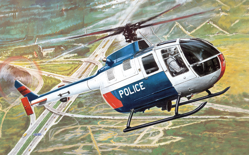 BO 105 Police Helicopter My First Model Kit